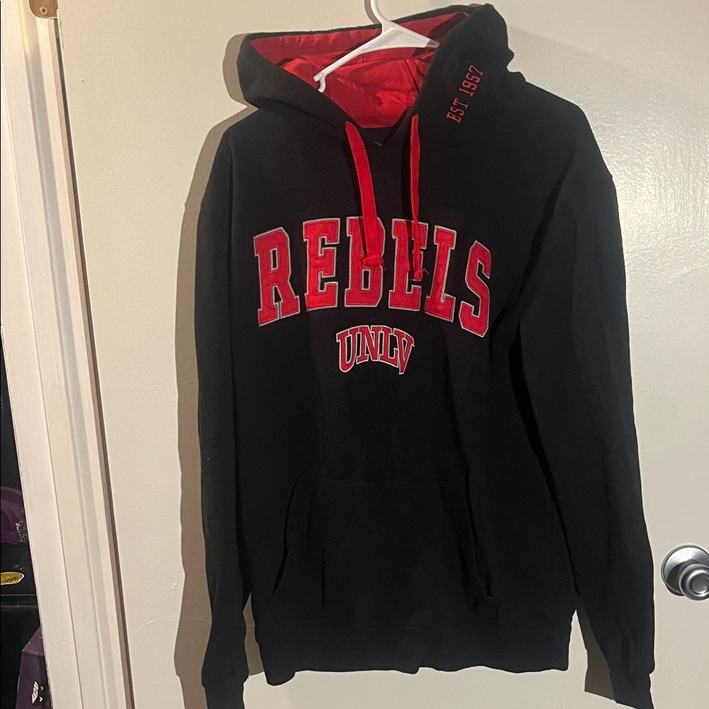 Stadium Athletics Black and Red UNLV Rebels Hoodie